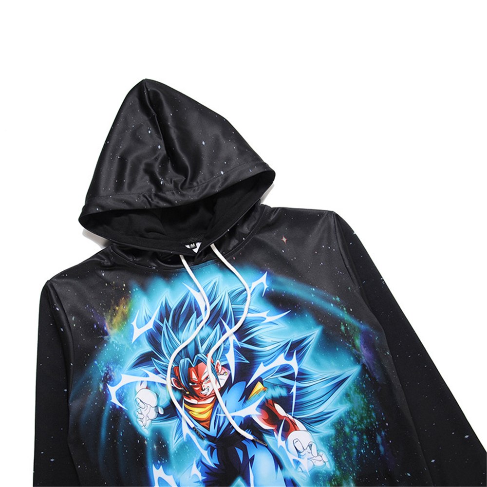 New hoodie cartoon Dragon Ball  print hooded sweater-3