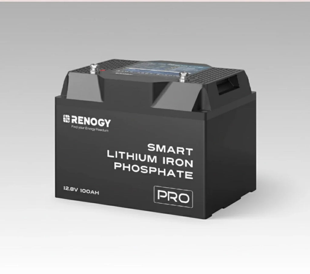 Pro- 12V 100Ah Smart Lithium Iron Phosphate Battery w/ Bluetooth & Self-Heating-0