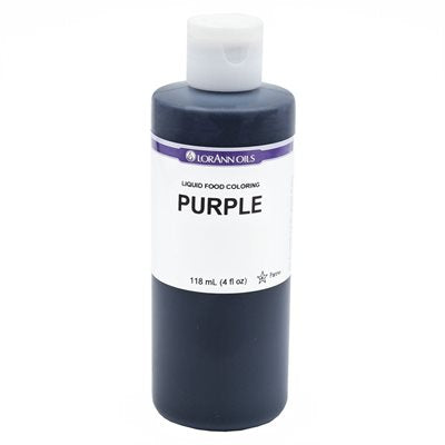 Purple Liquid Food Color - Liquid Food Coloring - 4 oz, 1 Gallon