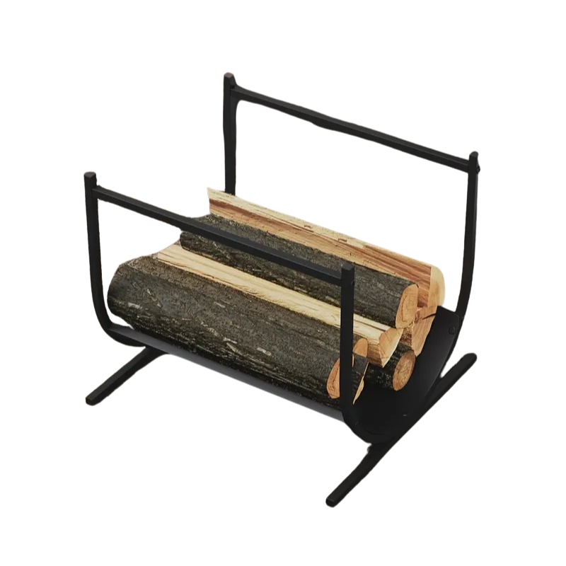 Fireplace Rack with Wood Storage