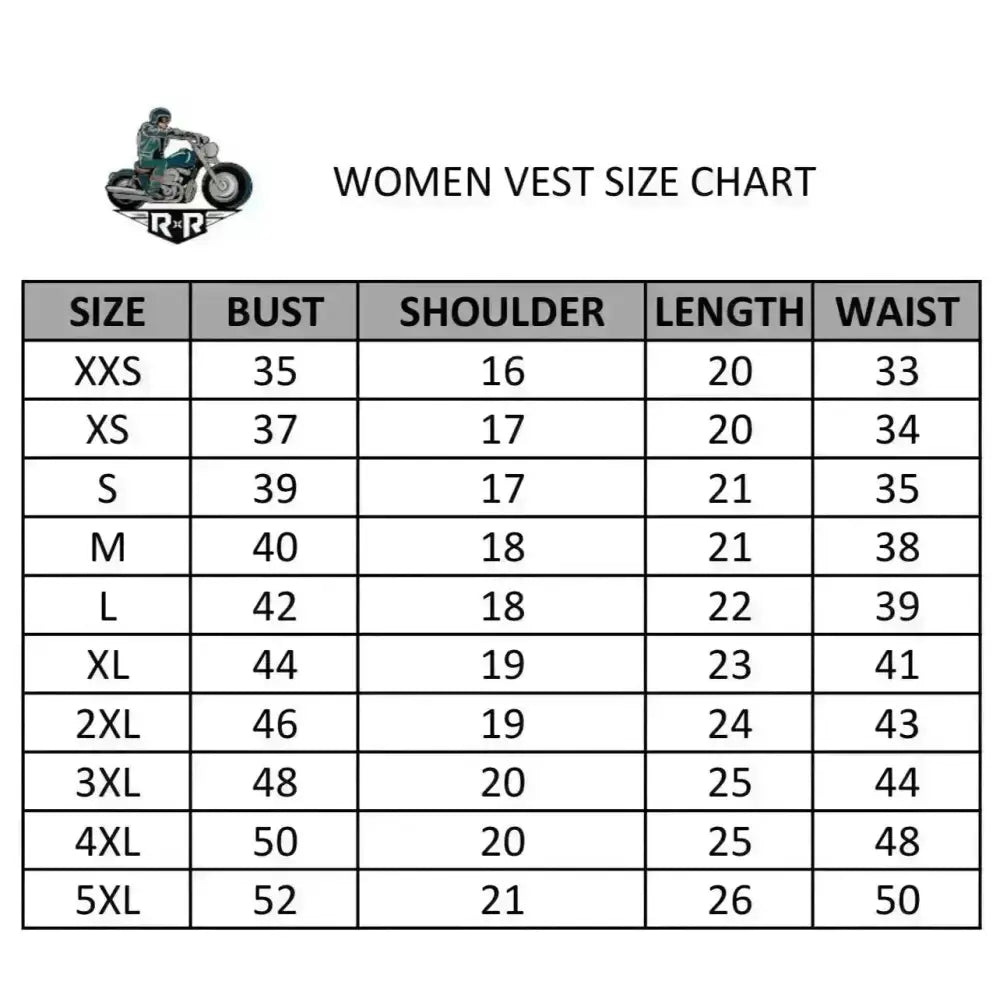 Women's Motorcycle Fashion Leather Vest-4